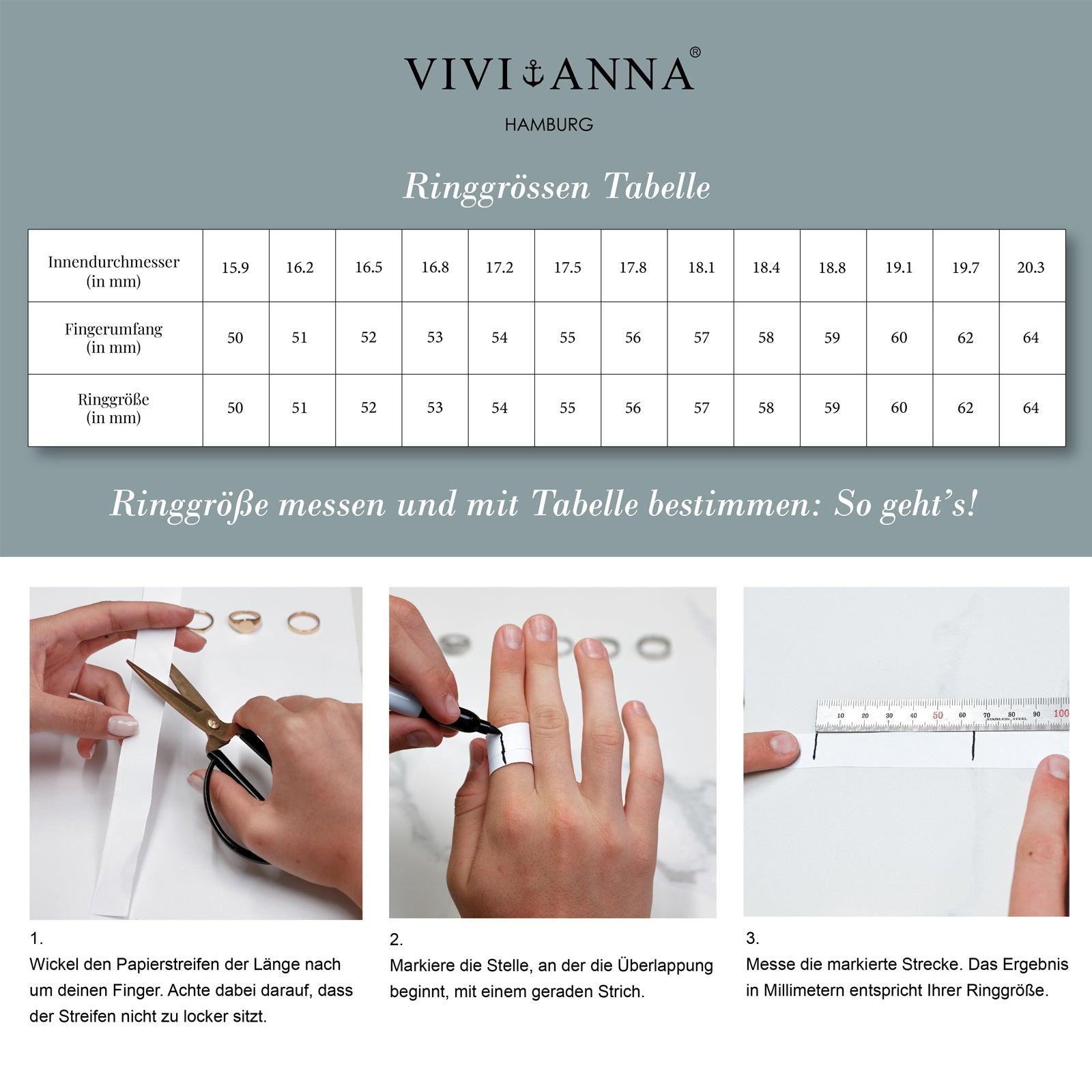 Minimalistische Ring aus Edelstahl - Minimalistischer Ring - Schlichter Goldring - Zierlicher Silberring - Midi-Ring -R001 - VIVIANNASCHMUCK