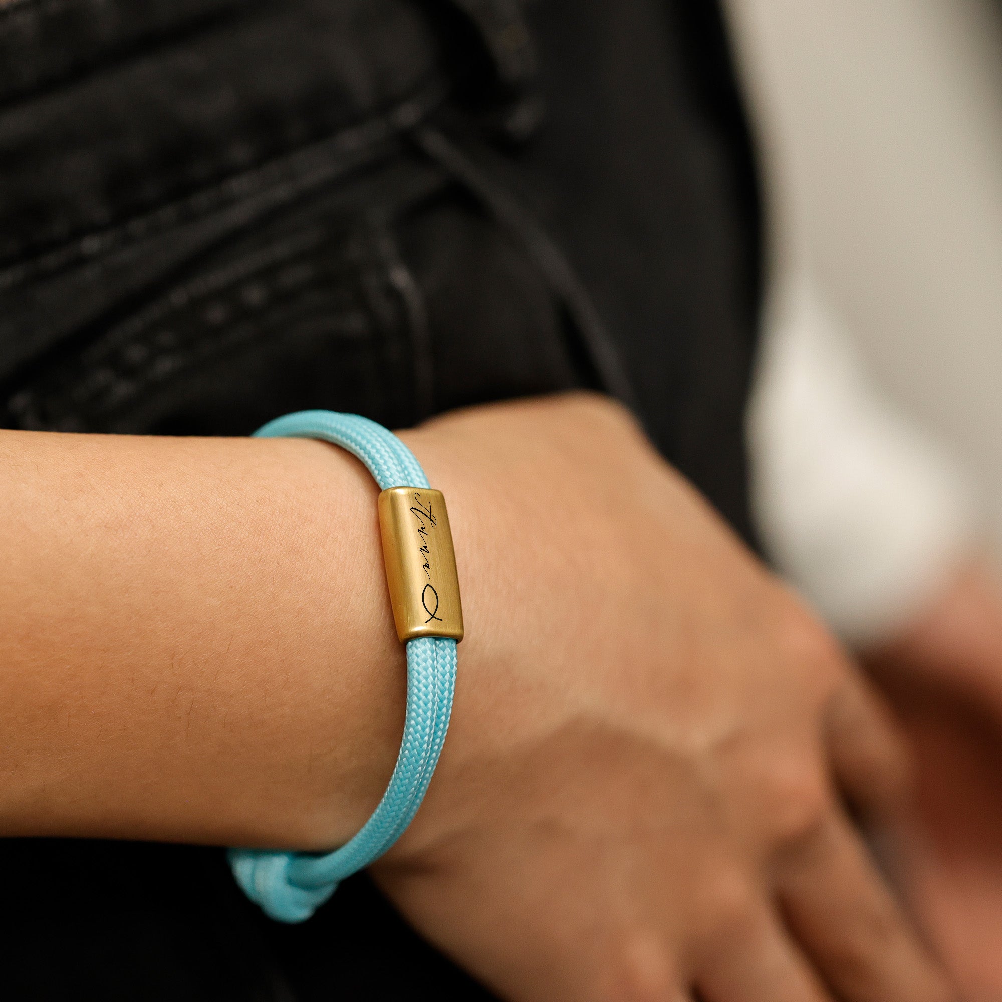 Personalisiertes Armband - Armband Farbenfroh - Armband mit Namen - Kommunionsgeschenk - Firmung Geschenk - Konfirmationsgeschenk - A214