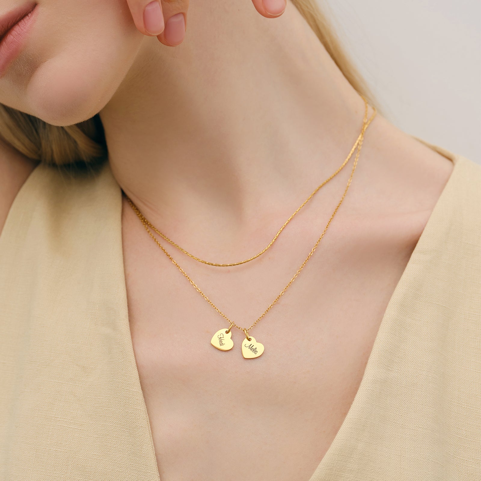 Round snake chain - necklace - choker - gold silver rose - stainless steel chain - waterproof chain - KE016