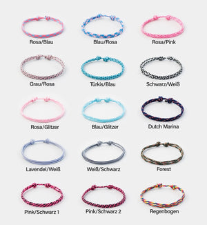 Personalisiertes Segeltau Armband - Namensarmband - Freundschaftsarmband - Surferarmband-Partnerarmband- Armband m. Gravur - Edelstahl  A195
