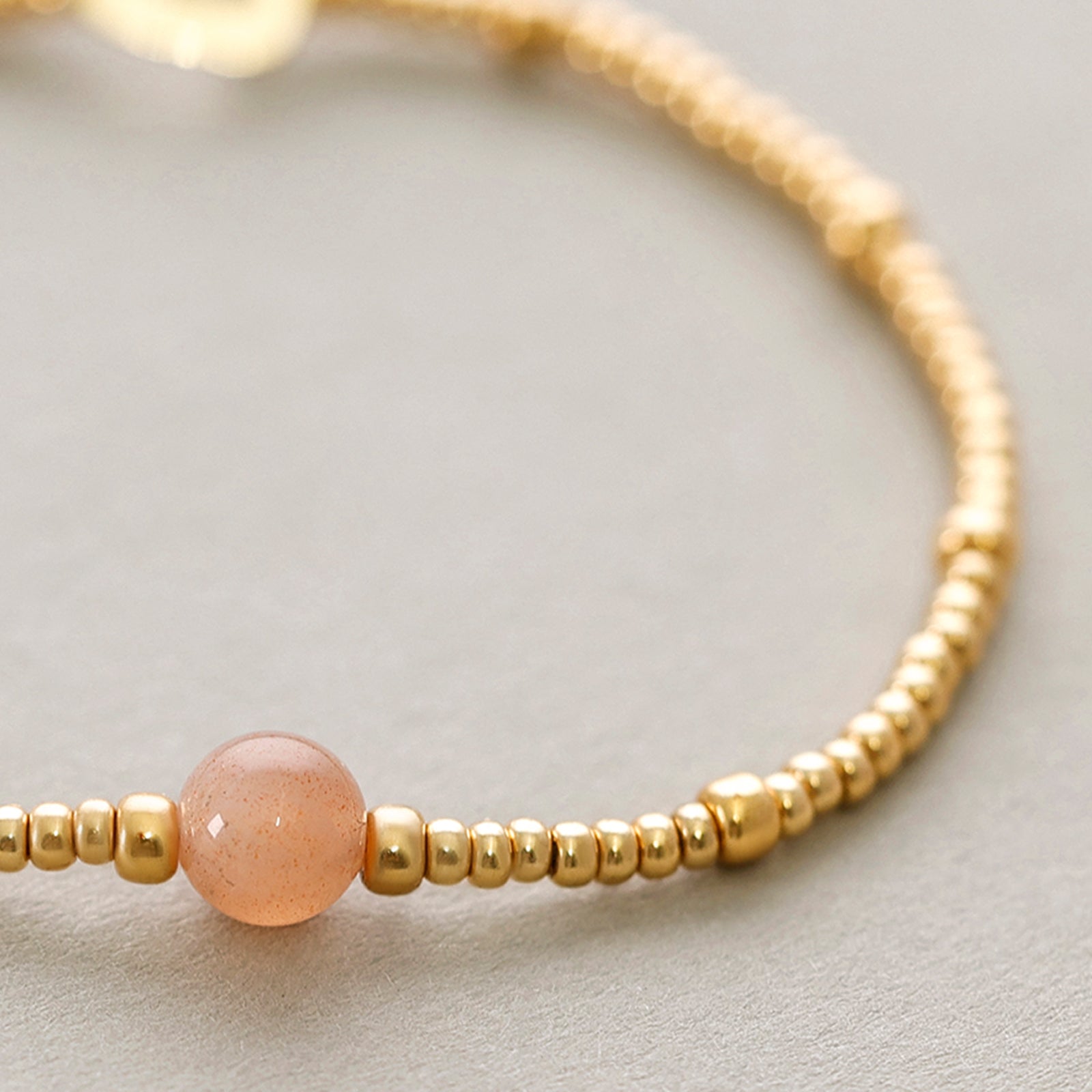Sonnenstein Armband - 925er Sterling Silber - verstellbar