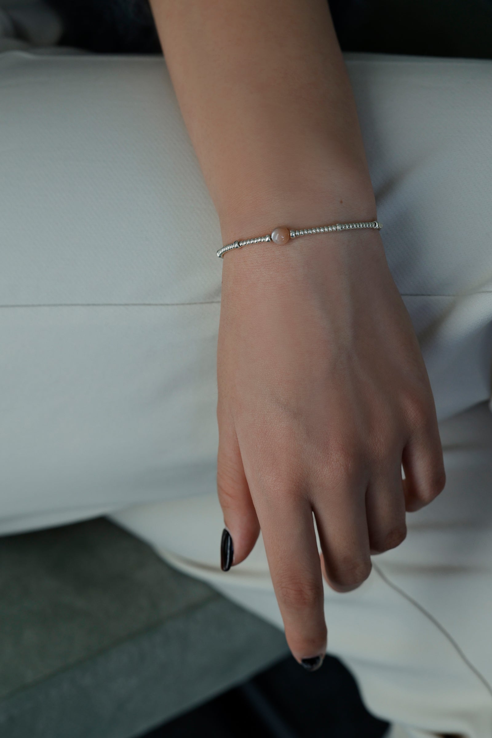 Sonnenstein Armband - 925er Sterling Silber - verstellbar