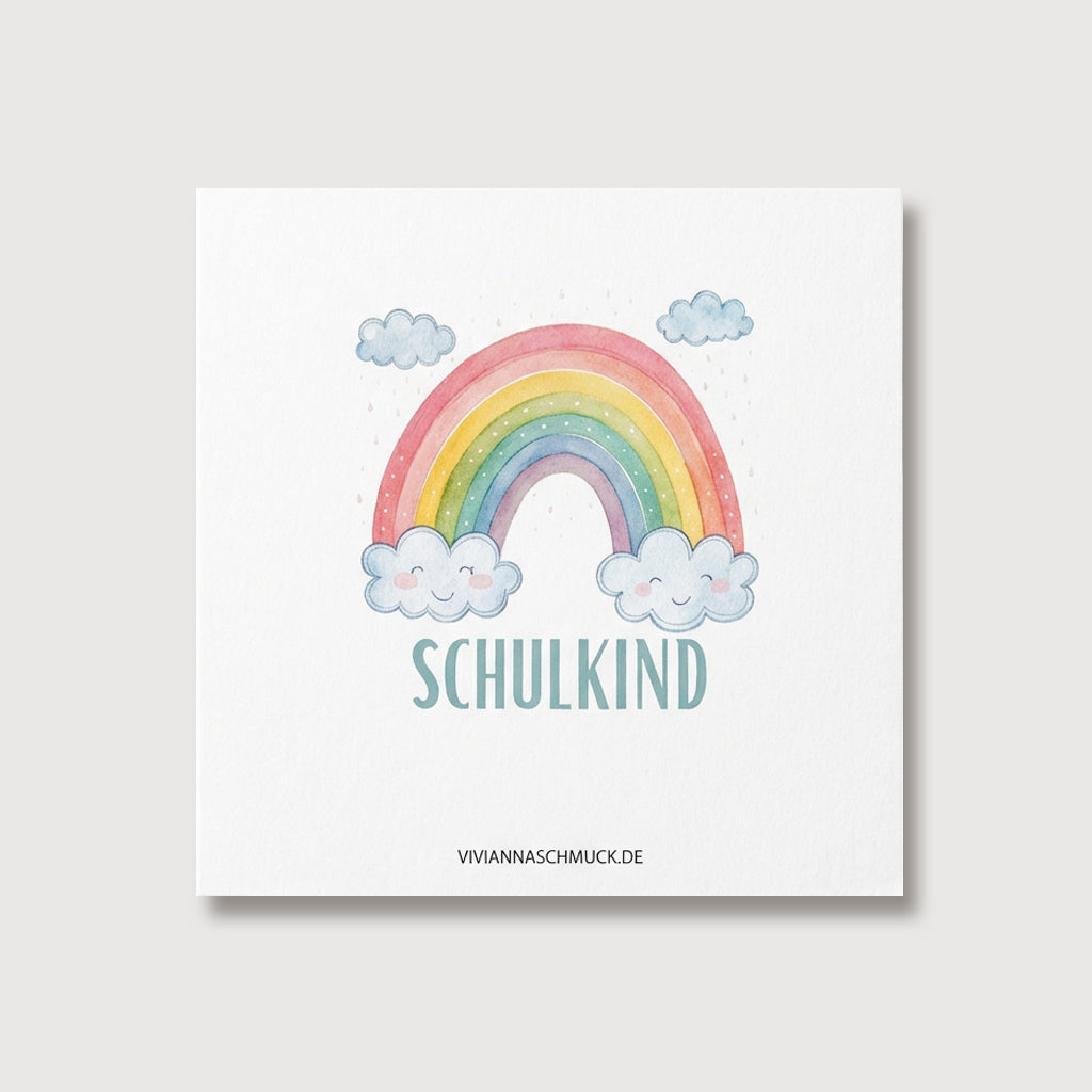 Zusatzkarte zum Schulanfang Geschenkideen mit Karten VIVIANNASCHMUCK