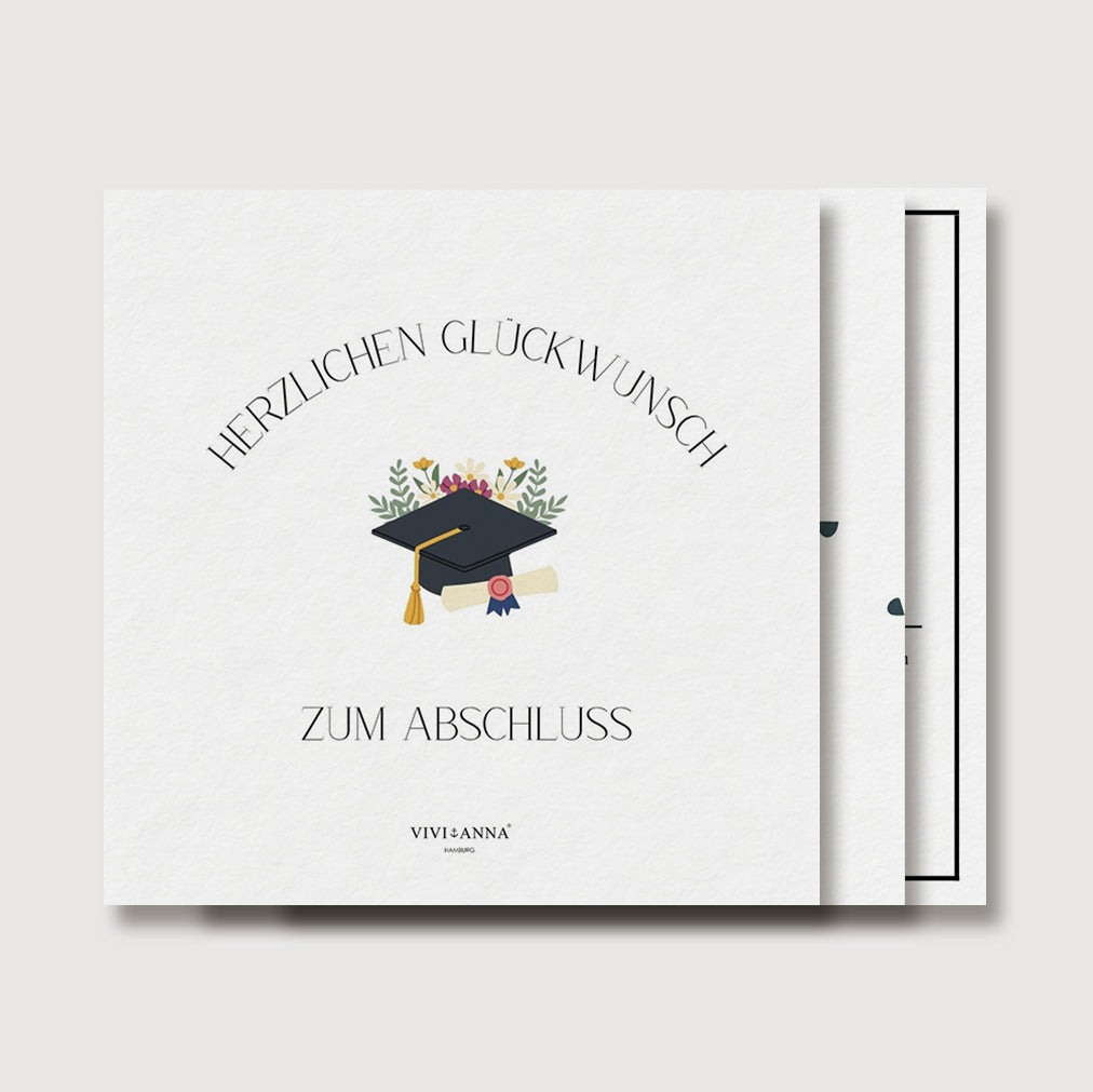 阿康卡片需要分开 Abschluss - Karten Geschenkideen mit Karten VIVIANNASCHMUCK