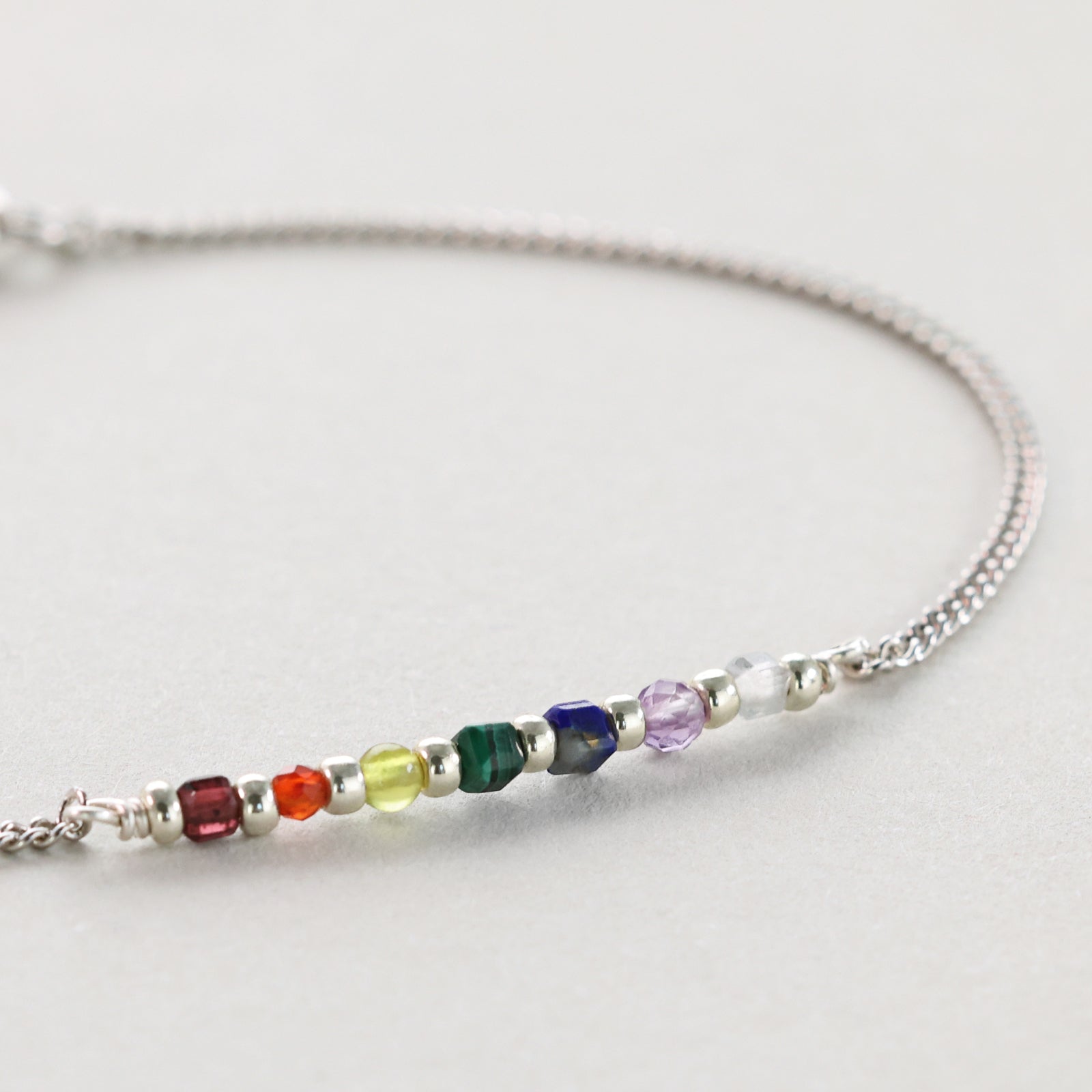 Chakra Armband - 925er Sterling Silber