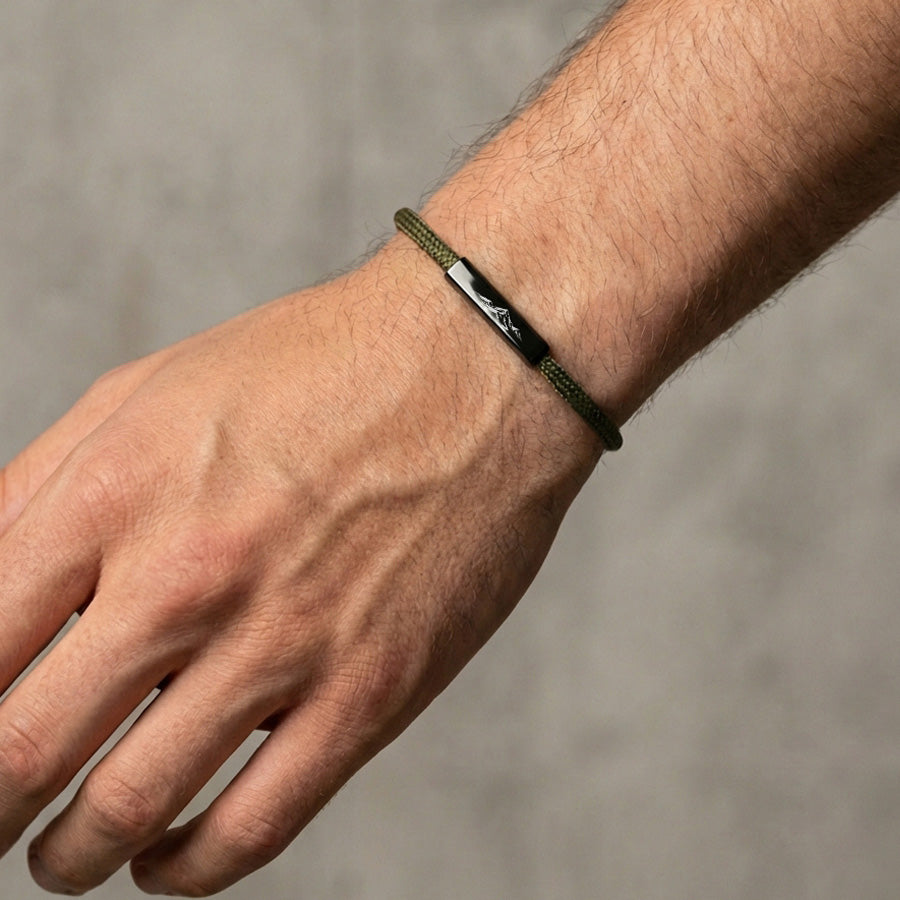 Individuell Armband mit Gravur & Magnetverschluss Herren Armband VIVIANNASCHMUCK