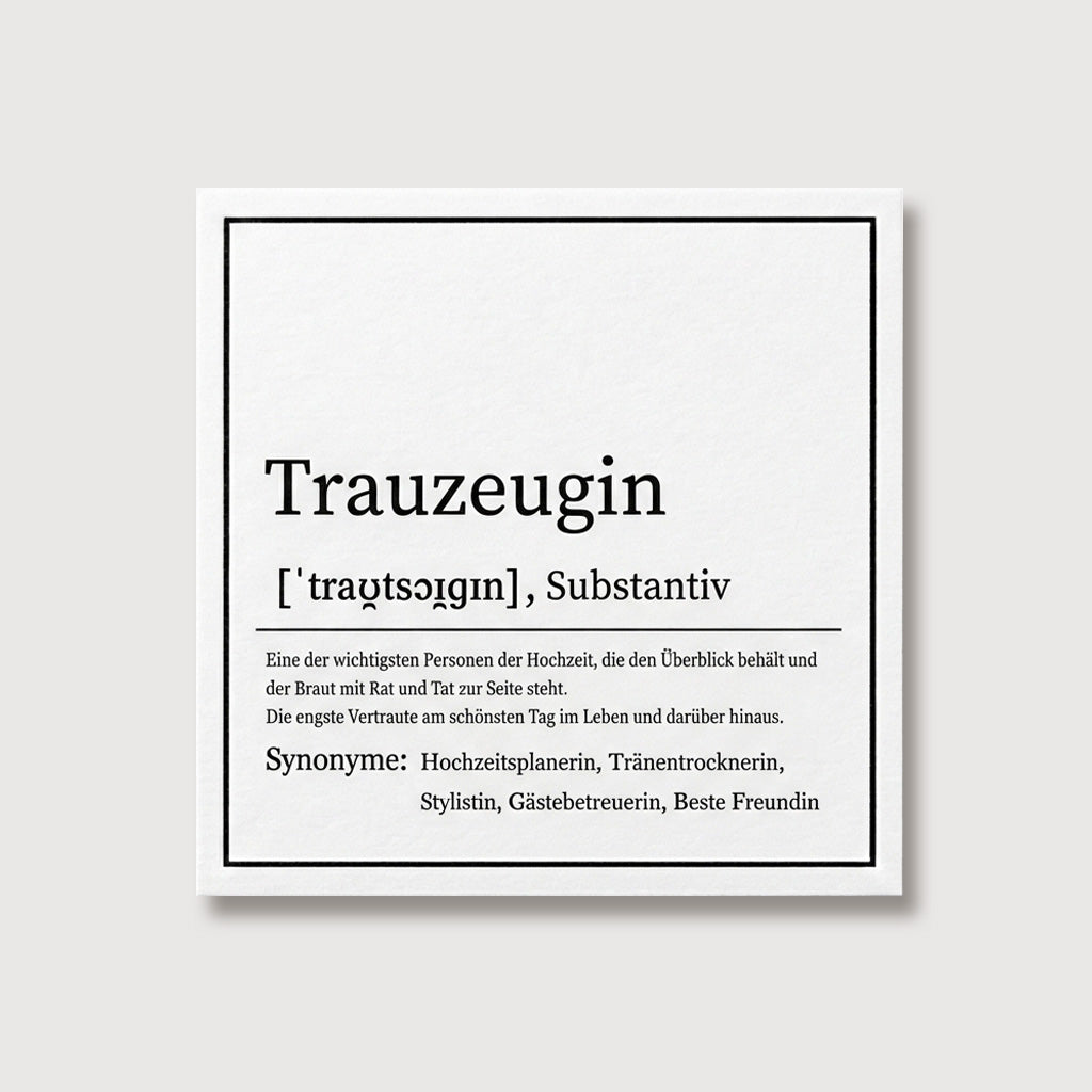 Für die Brautcrew Geschenkideen mit Karten VIVIANNASCHMUCK