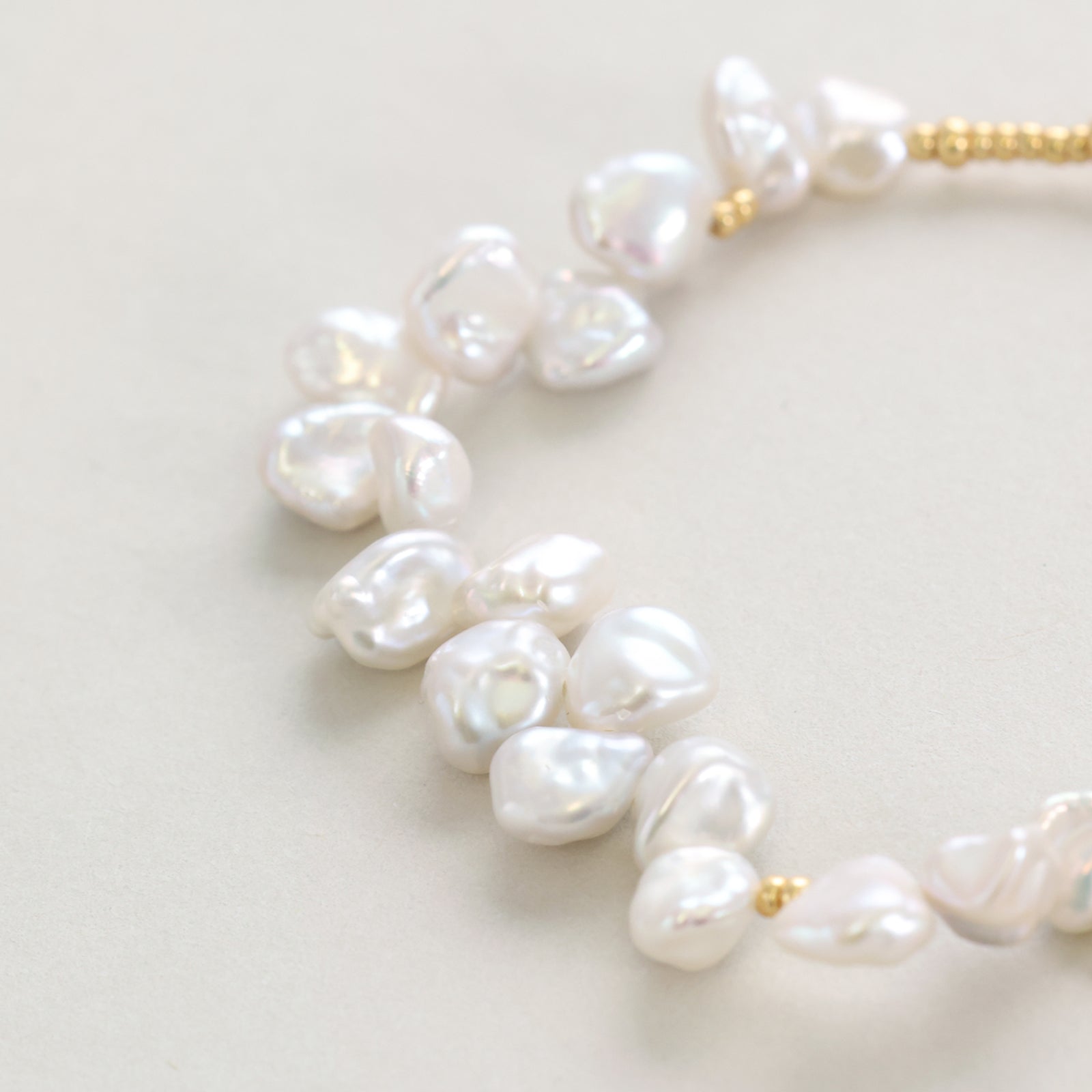 Freshwater pearl necklace - 925 sterling silver - minimalist gift