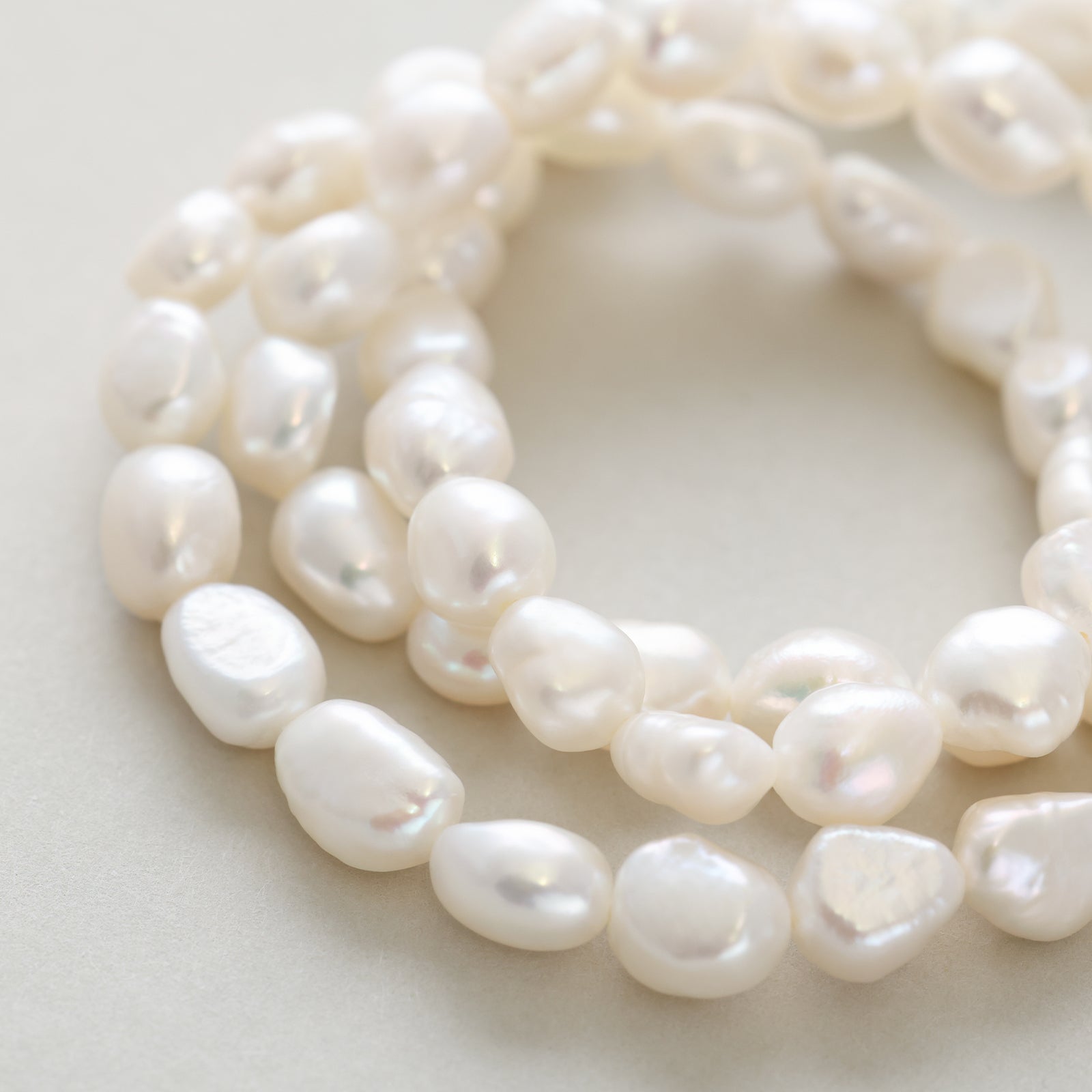 Freshwater pearl necklace - 925 sterling silver - minimalist gift