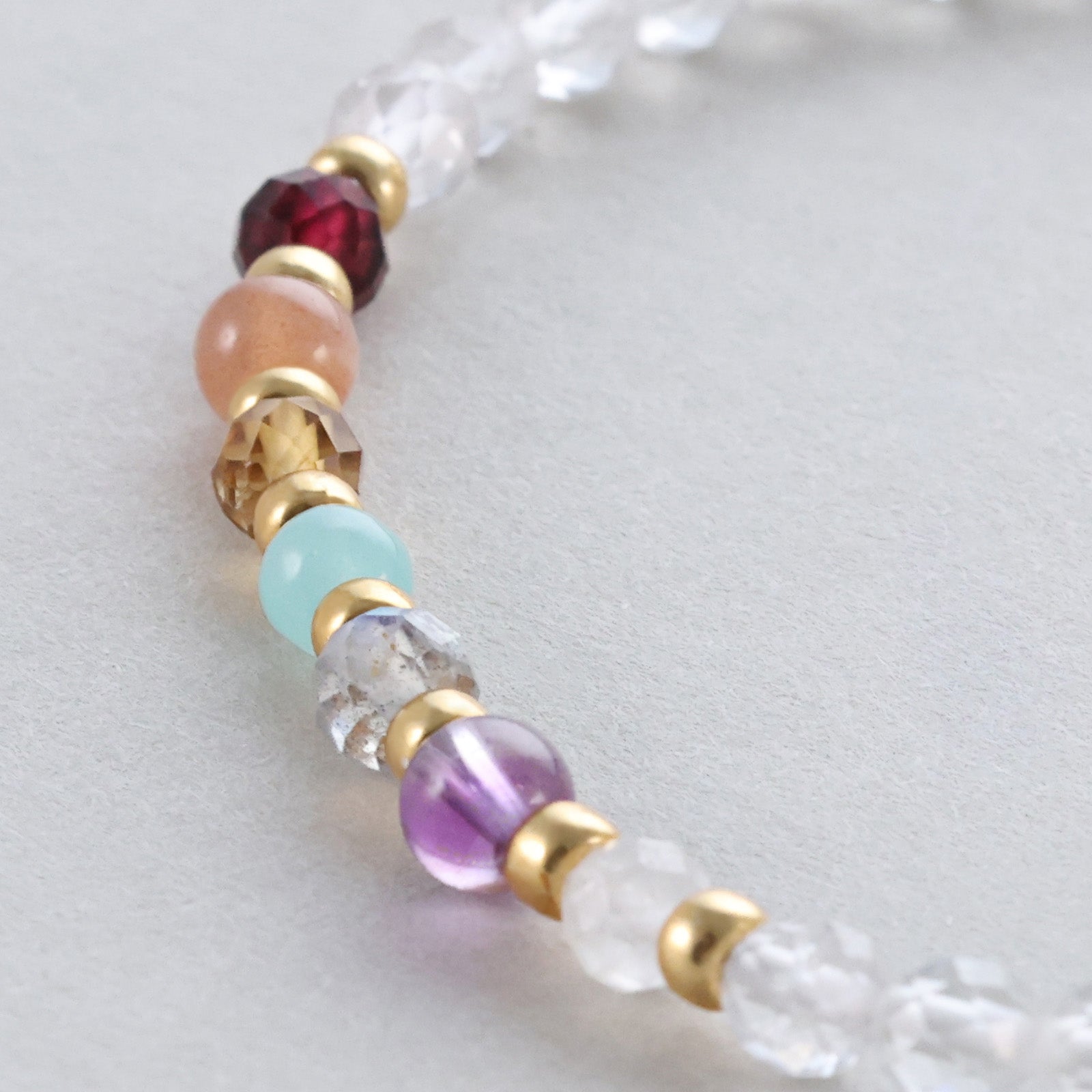 Bergkristall 7-Chakra Energie-Armband