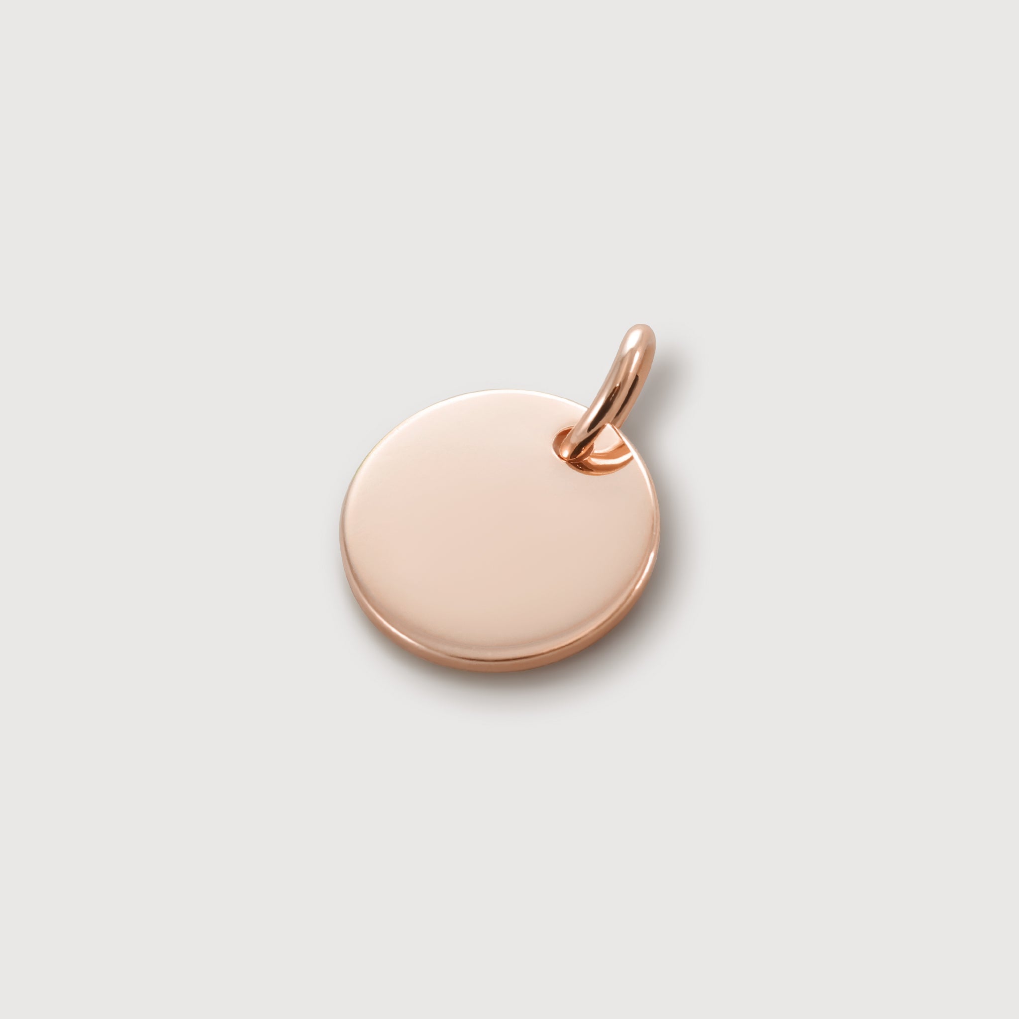 Zusatz-Gravurplättchen 12mm - rund - 925er Sterling Silber Add-on VIVIANNASCHMUCK