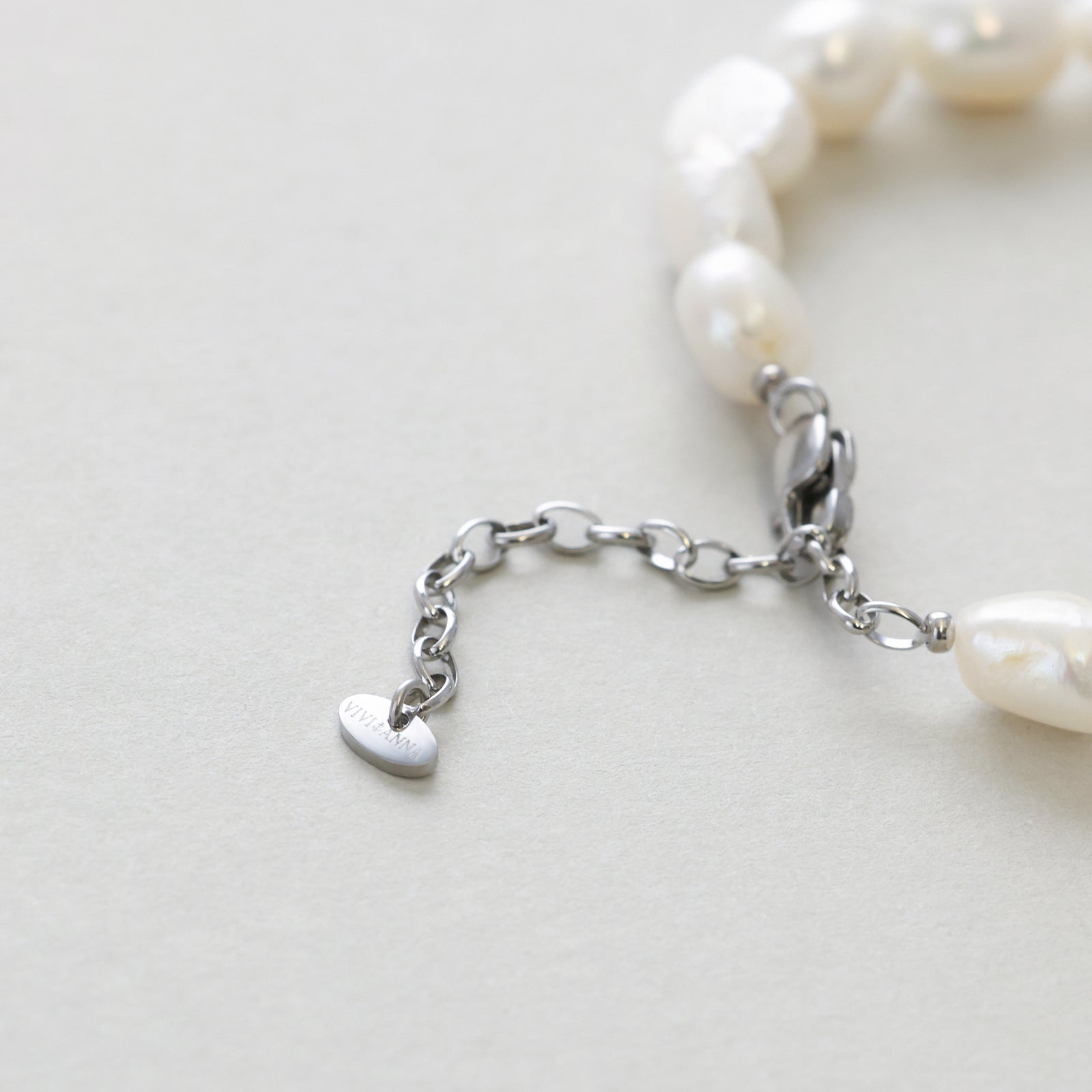 Freshwater pearl necklace - 925 sterling silver - minimalist gift