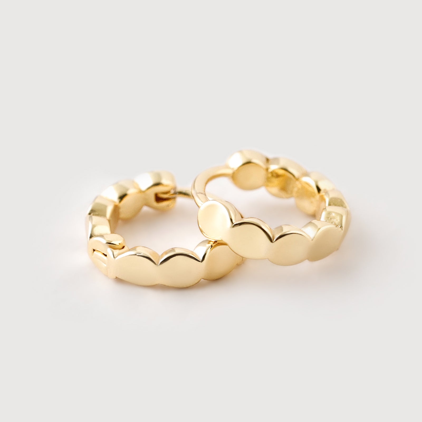 Elegante Creolen - 925er Sterling Silber Ohrringe VIVIANNASCHMUCK