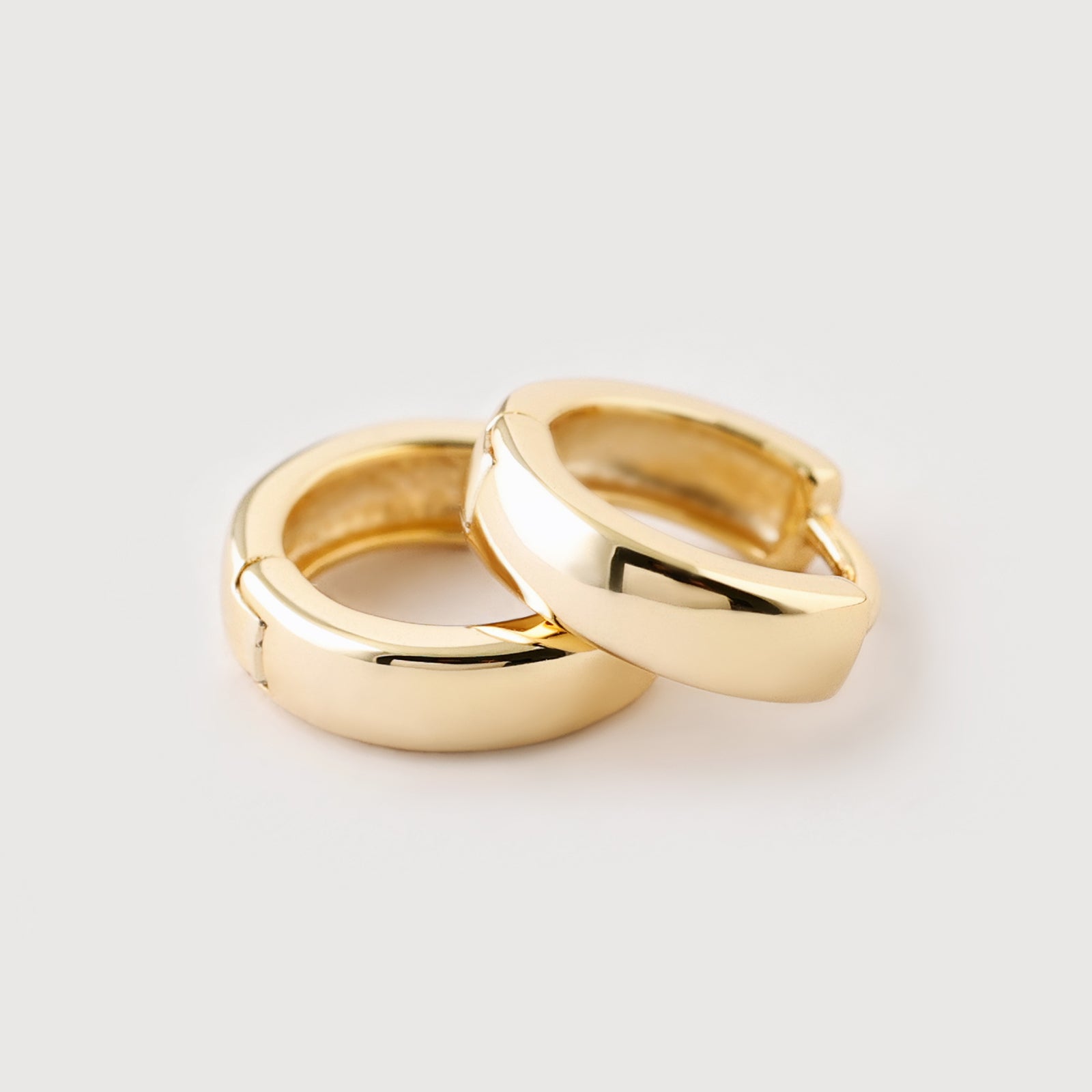 Dicke Mini Creolen - 925er Sterlingsilber Ohrringe VIVIANNASCHMUCK