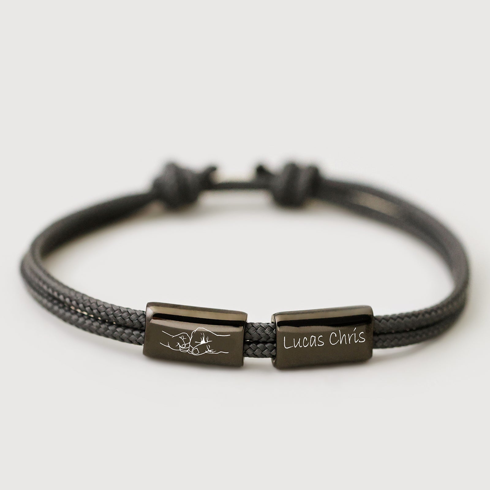 Segeltau-Armband mit Wunschgravur