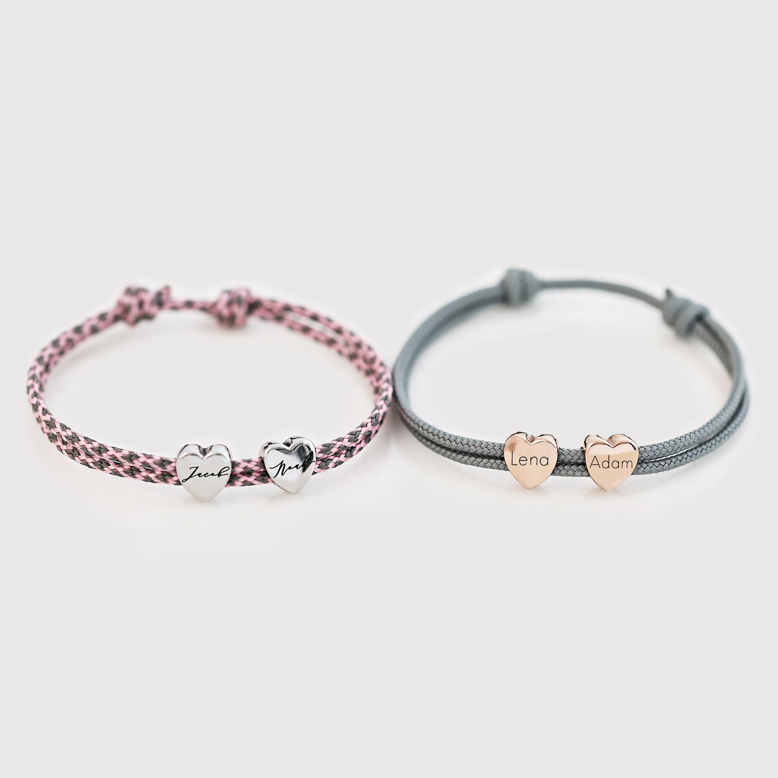 Personalized Sailing Rope Bracelet - Heart Bracelet