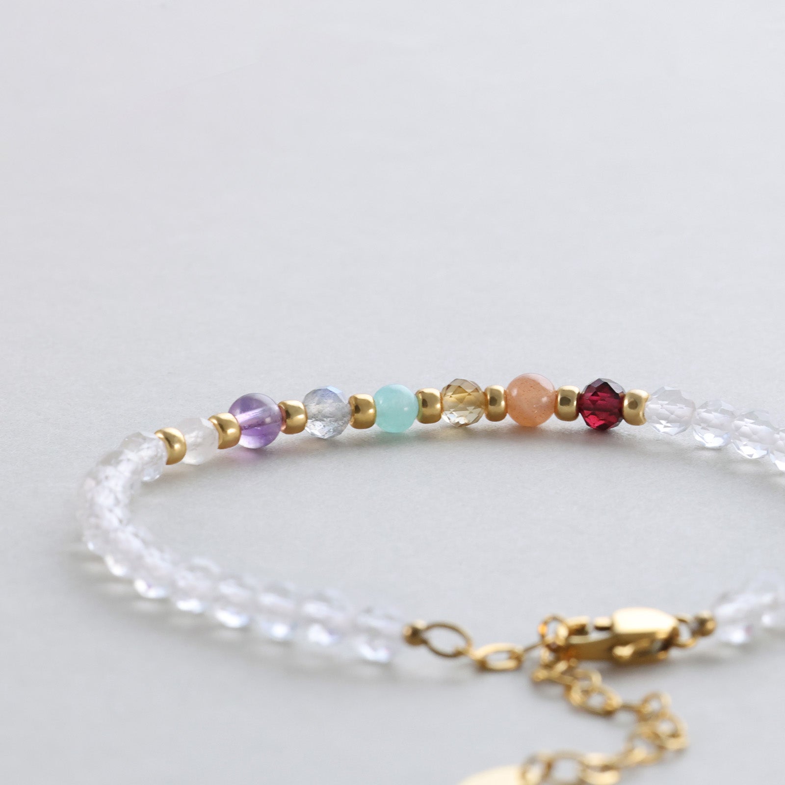 Bergkristall 7-Chakra Energie-Armband Damen Armband VIVIANNASCHMUCK