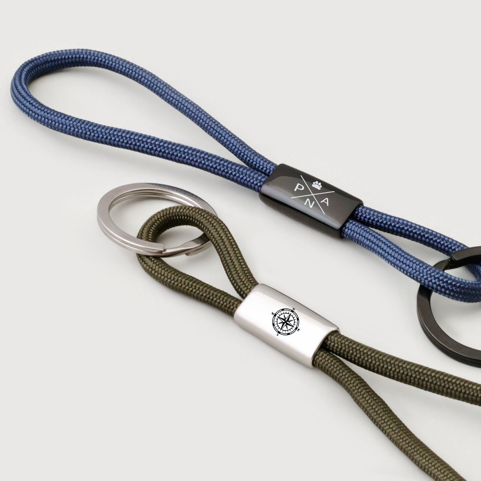 Segeltau Schlüsselband mit Gravur