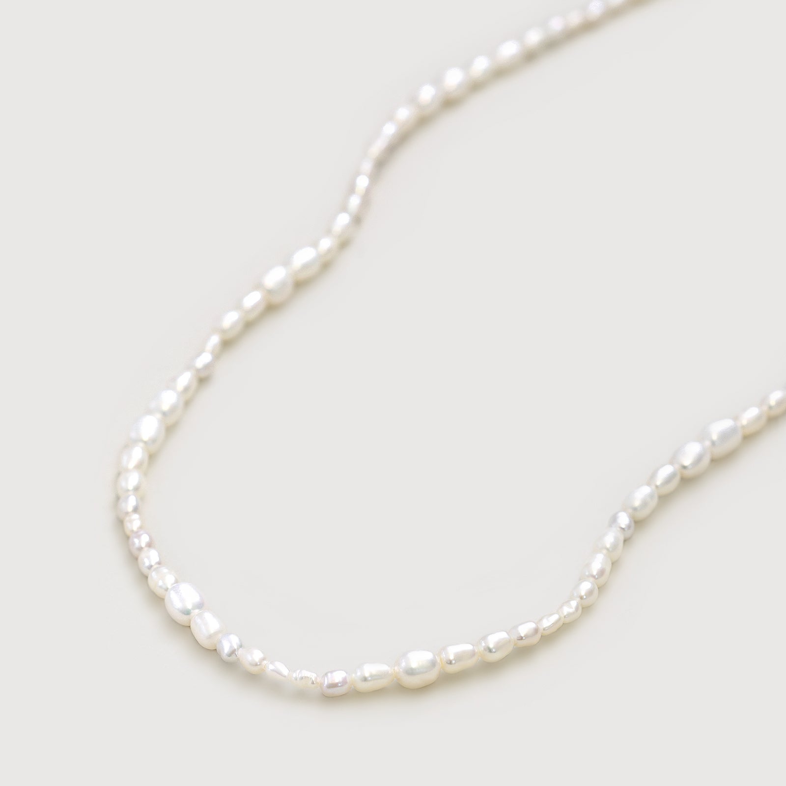 Süßwasserperlenkette in natürlicher Form mit Magnetverschluss