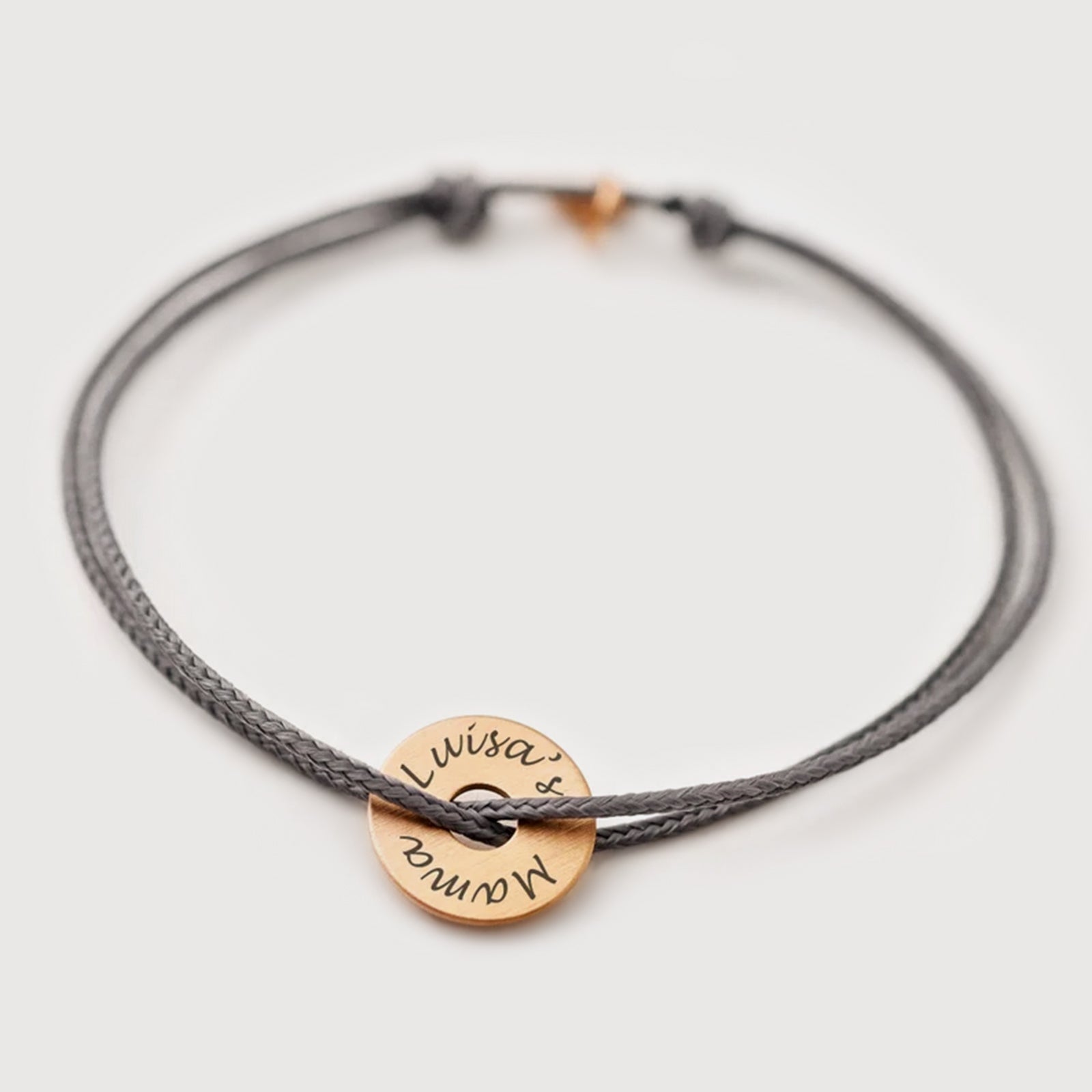 Graviertes Segeltau Armband – Minimal & Bedeutend