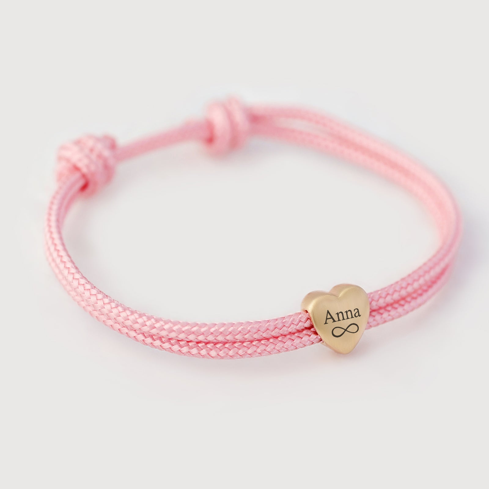Herzensband – personalisiertes Segeltau-Armband mit Gravurherz Damen Armband VIVIANNASCHMUCK