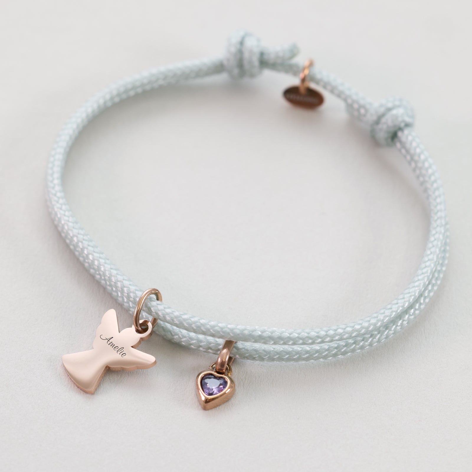 Personalized Princess Bracelet - Disney Fans - Birthday Gift with Engraving - Jewelry for Little Girls - Sailing Rope Bracelet - AE013