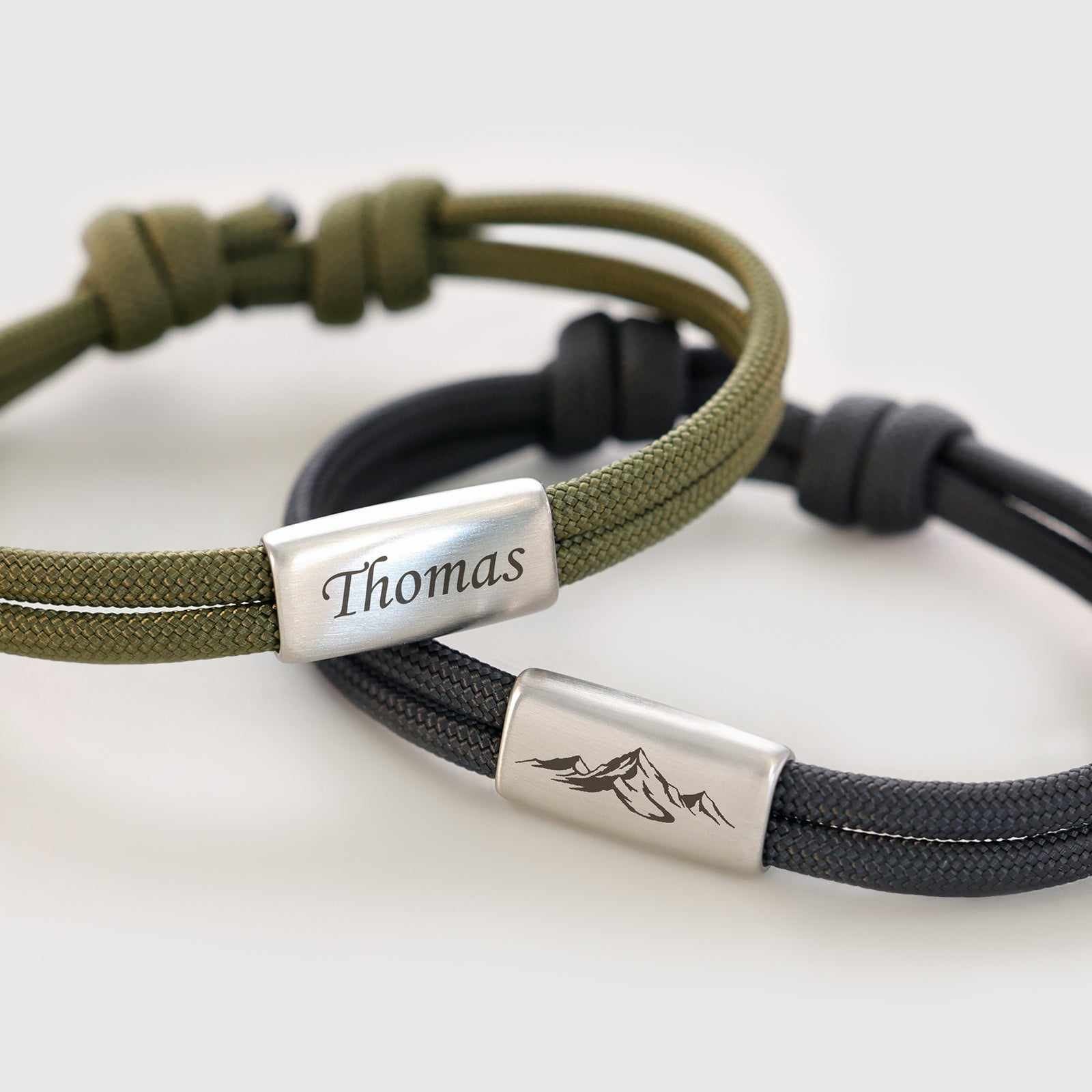 Segeltau Herrenarmband mit Gravur