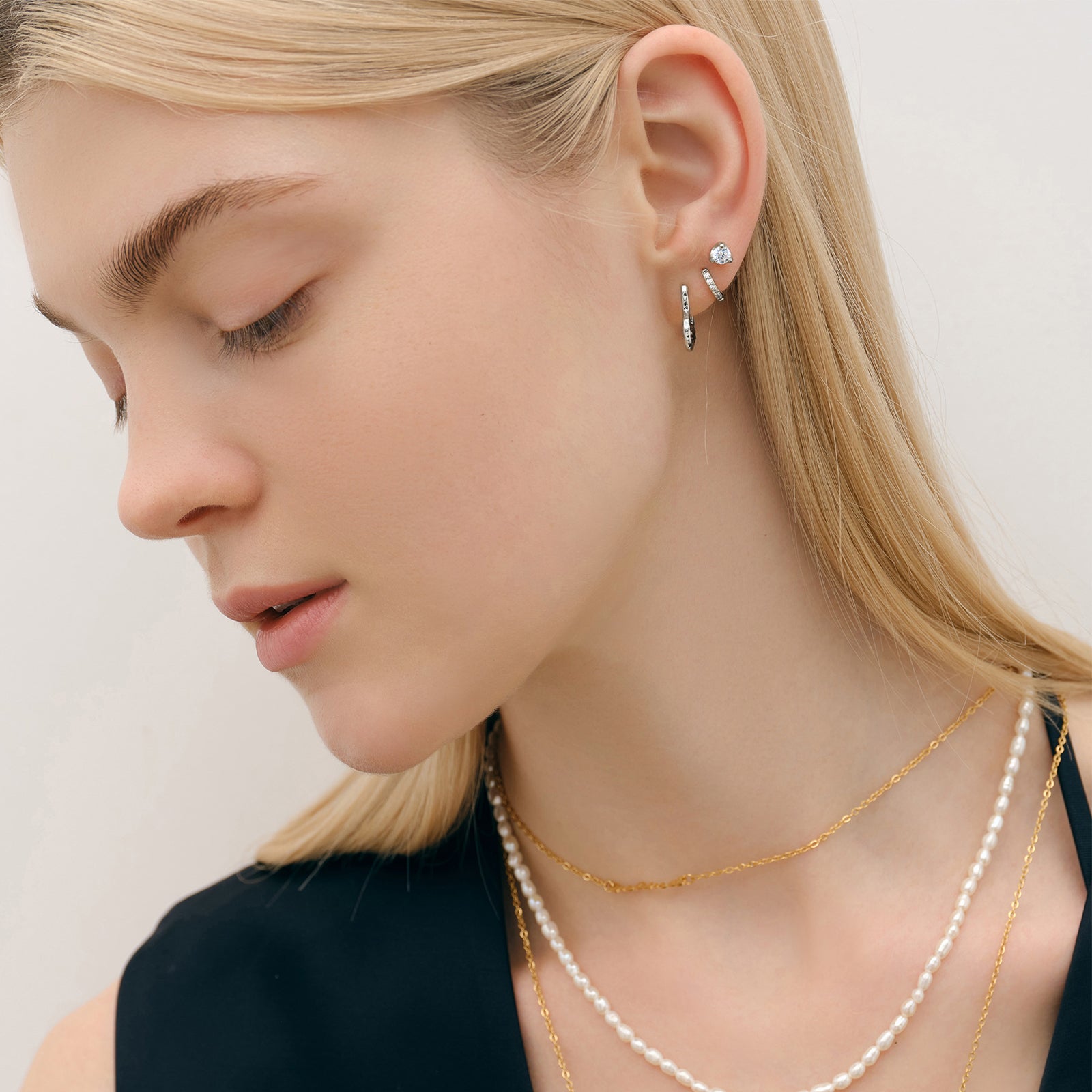 Ohrstecker mit Zirkonia - 925er Silber Ohrringe VIVIANNASCHMUCK