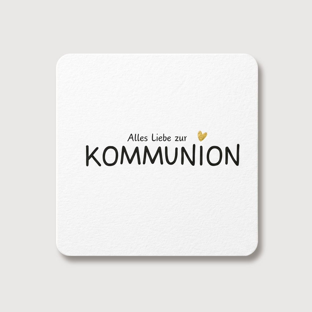 Zusatzkarte zur zur Kommunion Geschenkideen mit Karten VIVIANNASCHMUCK