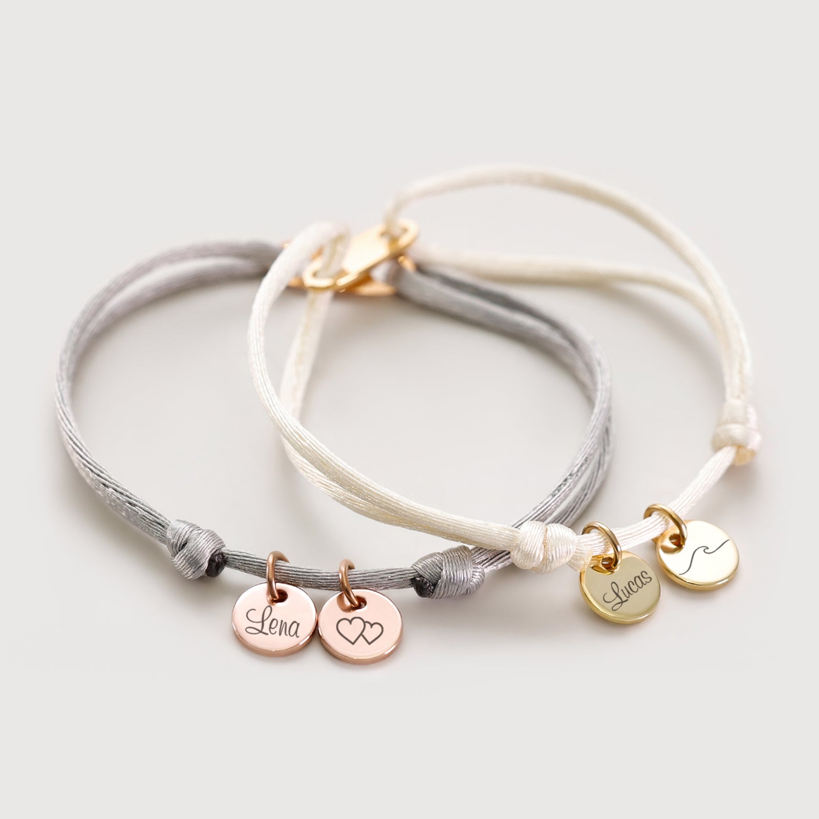 Satinarmband mit Gravur