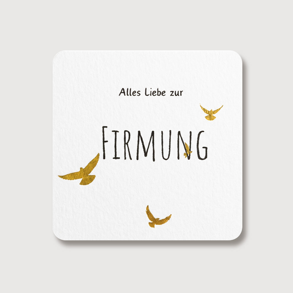 Zusatzkarte zur Firmung Geschenkideen mit Karten VIVIANNASCHMUCK