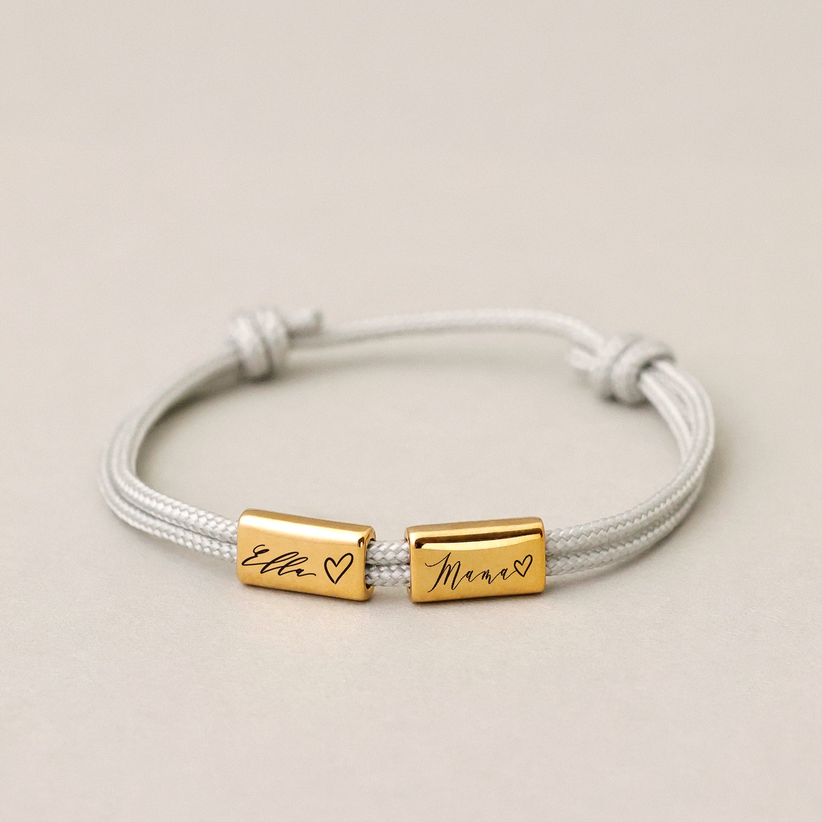 Personalized Sailing Rope Bracelet - Gift for Mom with Card