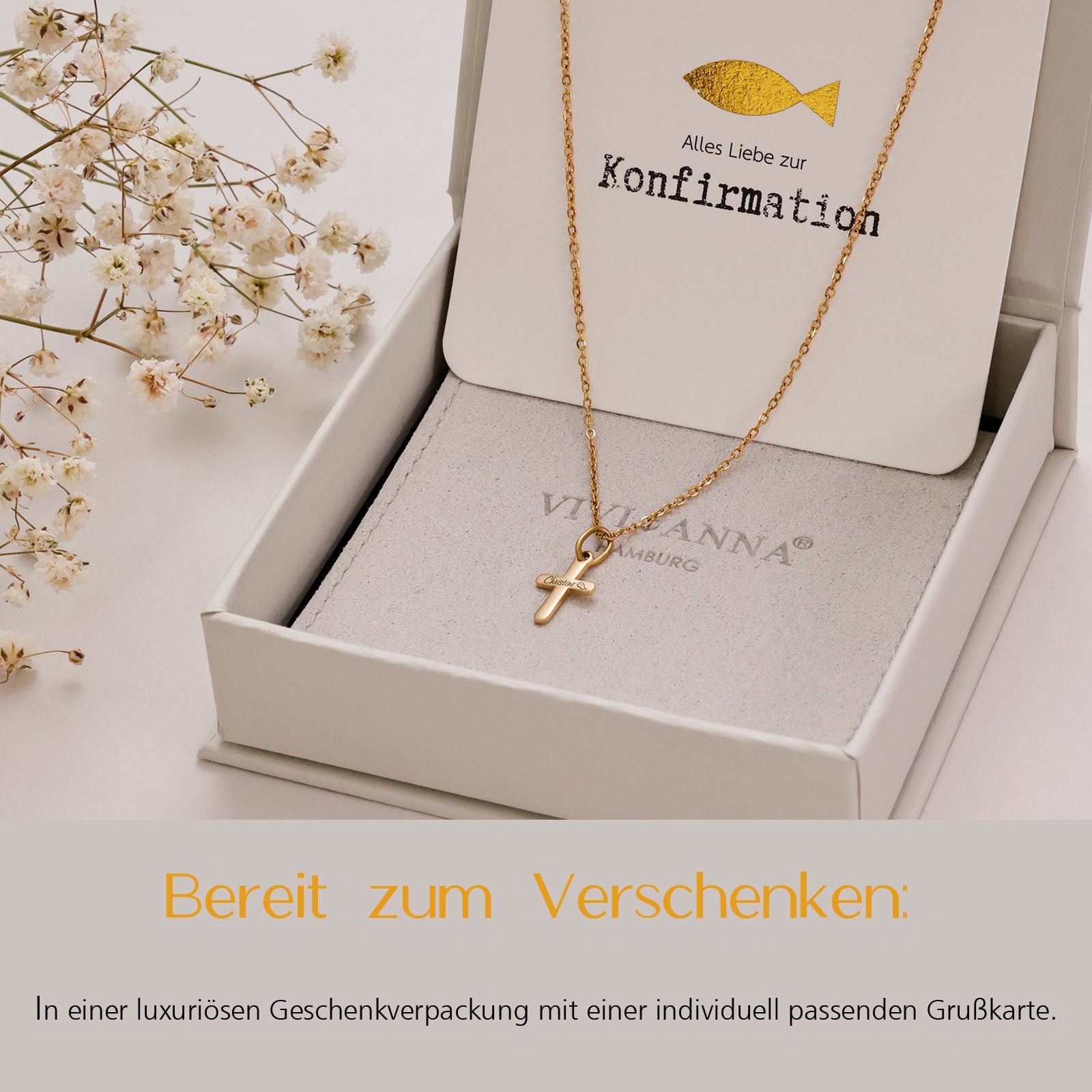 Mini-Kreuzkette - Christliches Geschenk