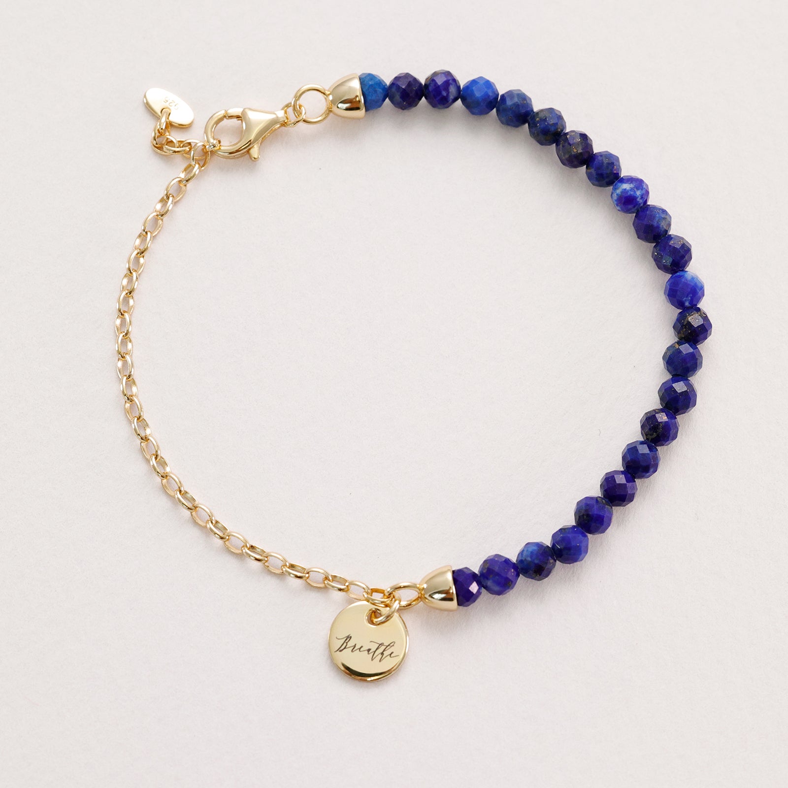 Lapis Lazuli Bracelet - 925 Sterling Silver