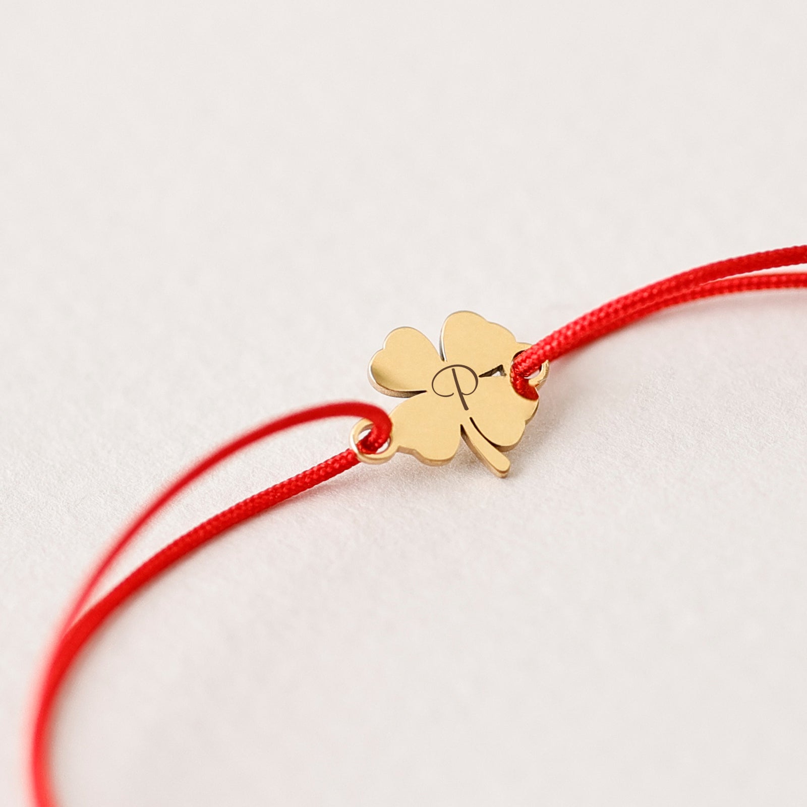 Lucky Charm Bracelet - Personalized Bracelet Cloverleaf - Lucky Bracelet - Friendship Bracelet - Talisman - Cloverleaf Bracelet A223