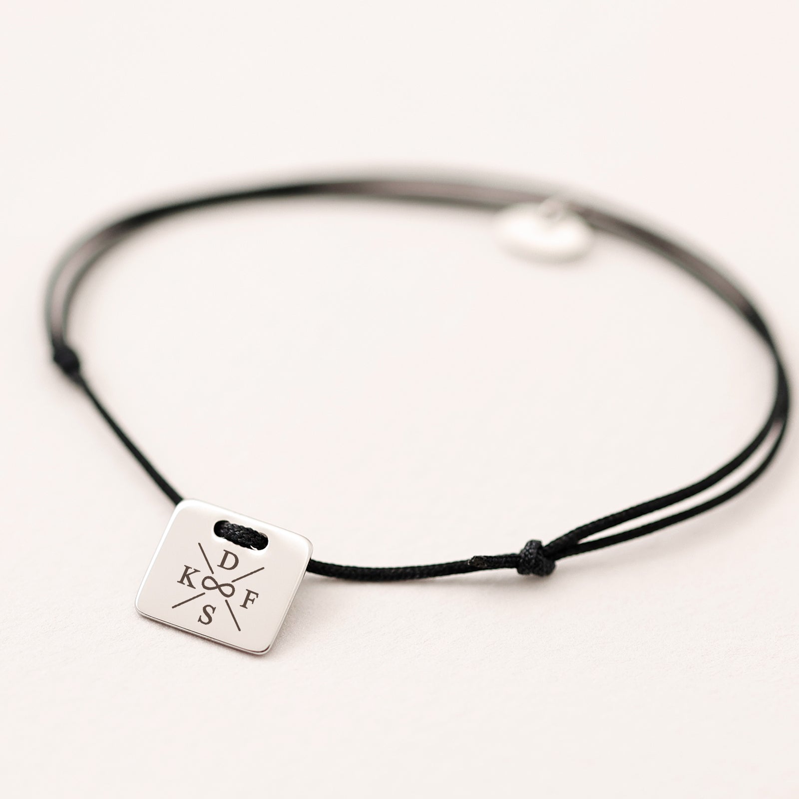 Personalized Unisex Nylon Square Mila Bracelet