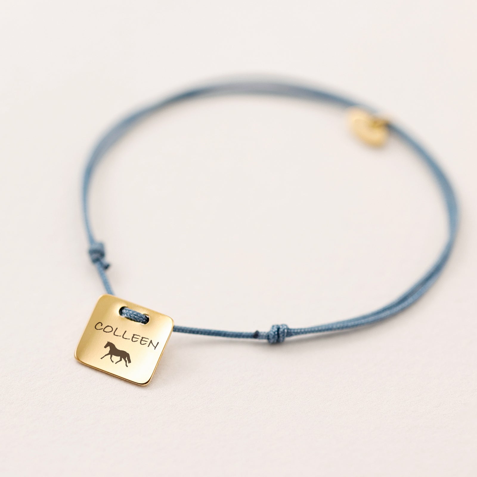 Personalized Unisex Nylon Square Mila Bracelet
