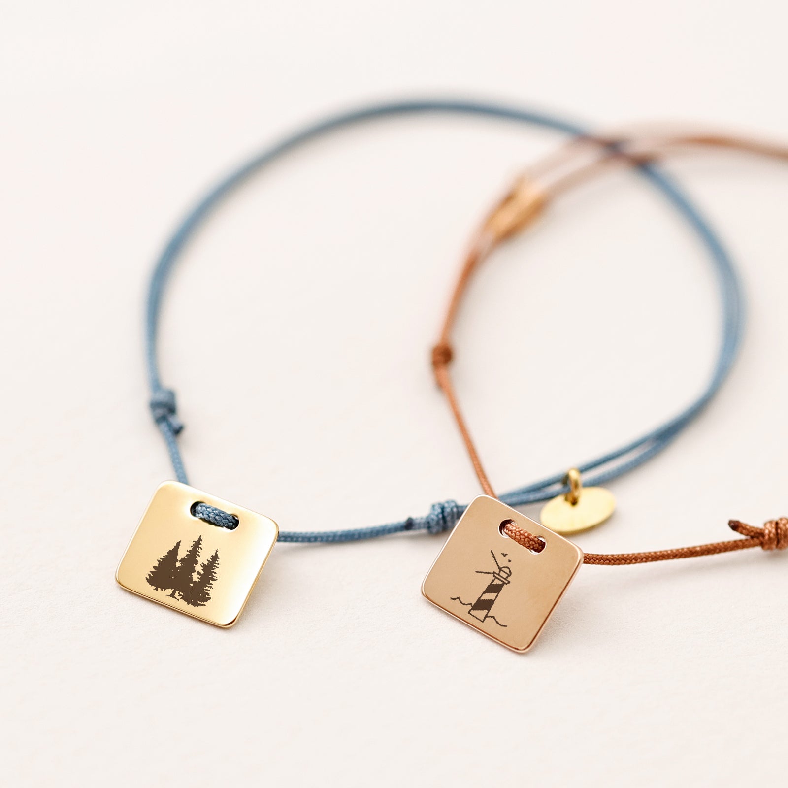 Personalized Unisex Nylon Square Mila Bracelet