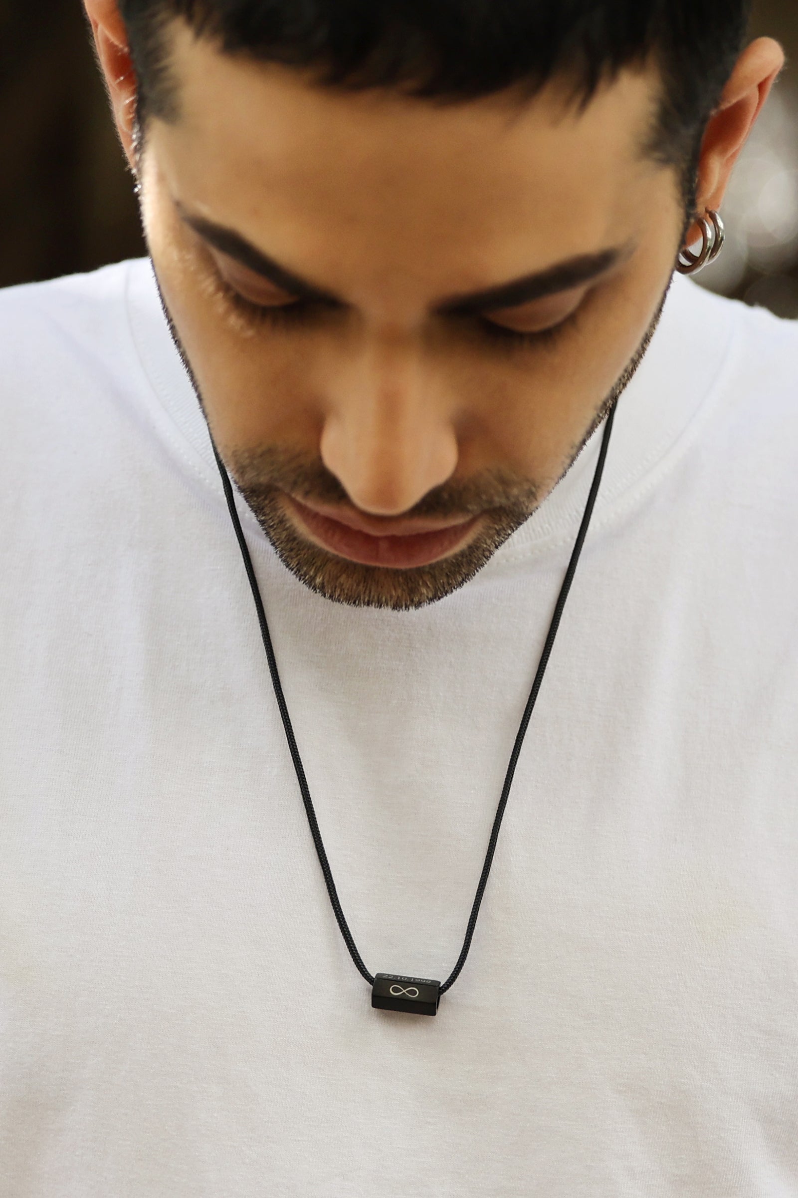 Personalized Men's Necklace - Sailing Rope Chain - 6 Sides - Stainless Steel - Adjustable - Family Chain with Engraving - Waterproof &amp; Customizable-HK009