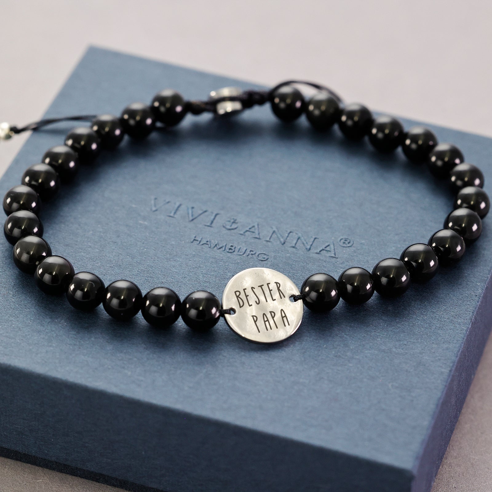 Personalized bracelet made of lapis lazuli and freshwater pearls - 925 silver - energy bracelet - gemstone - healing stone bracelet - AS012