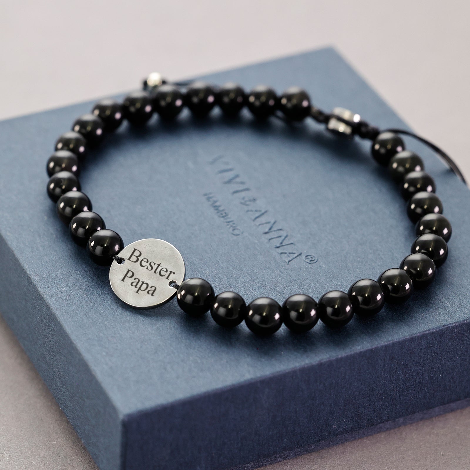 Personalized bracelet made of lapis lazuli and freshwater pearls - 925 silver - energy bracelet - gemstone - healing stone bracelet - AS012