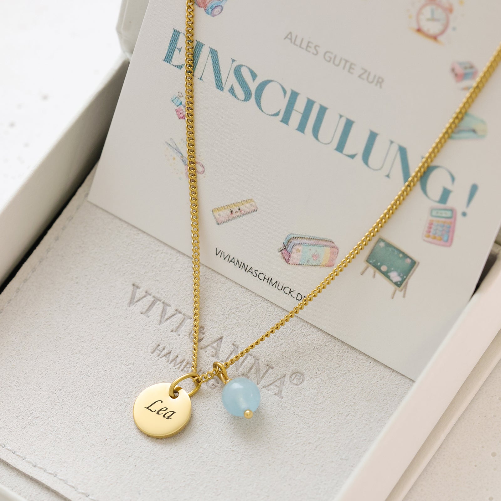 Natural Stone Hammered Necklace - 925 Sterling Silver