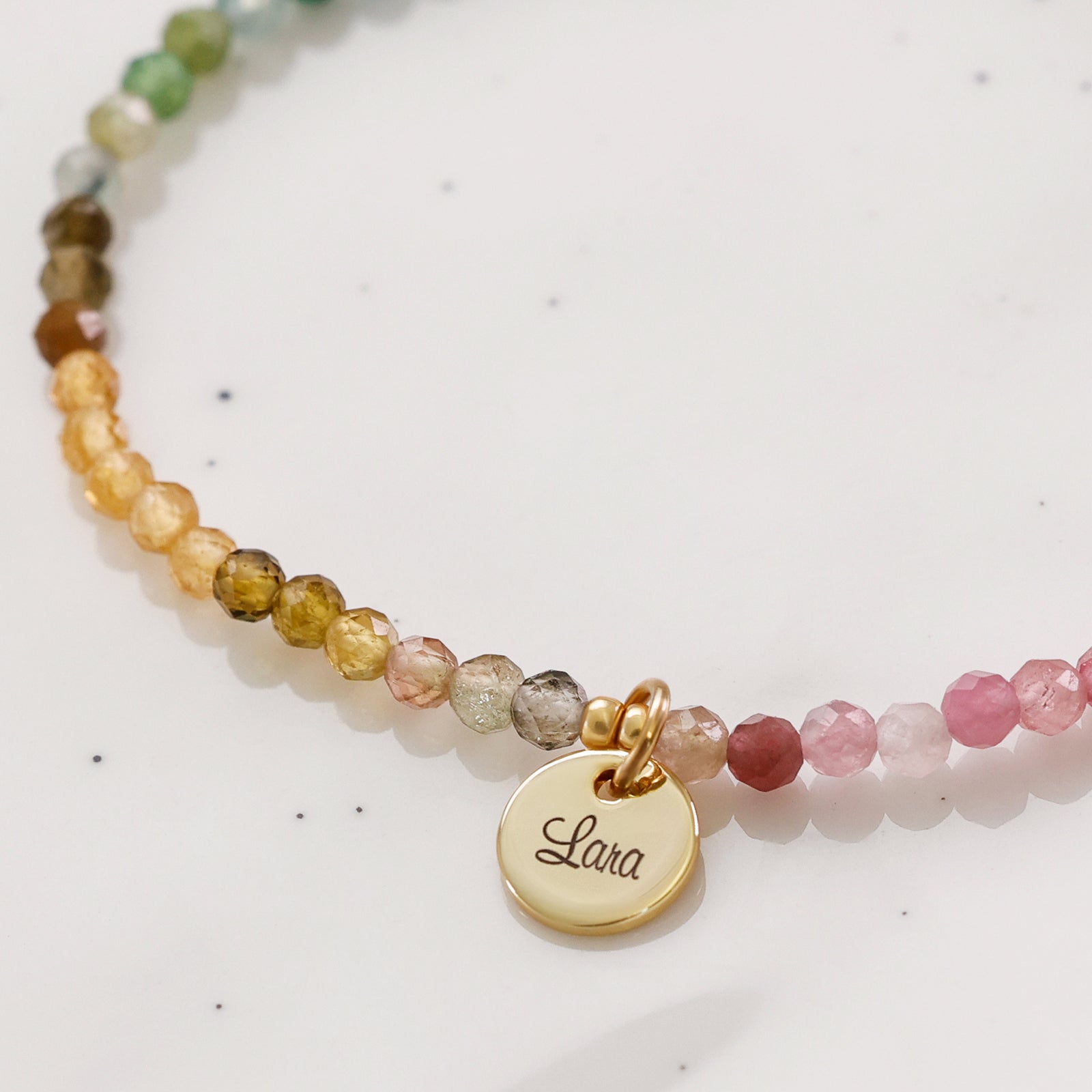 Rainbow Tourmaline Bracelet - 925 Sterling Silver