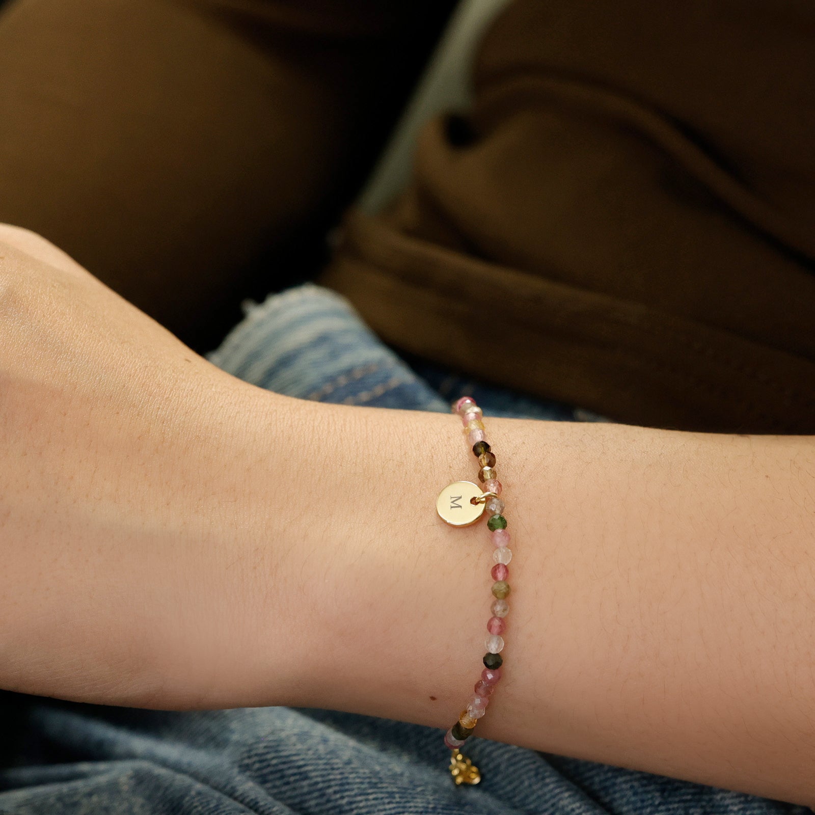 Rainbow Tourmaline Bracelet - 925 Sterling Silver