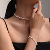 Süßwasserperlen-Armband in Spitzenoptik - 925er Sterling Silber Damen Armband VIVIANNASCHMUCK