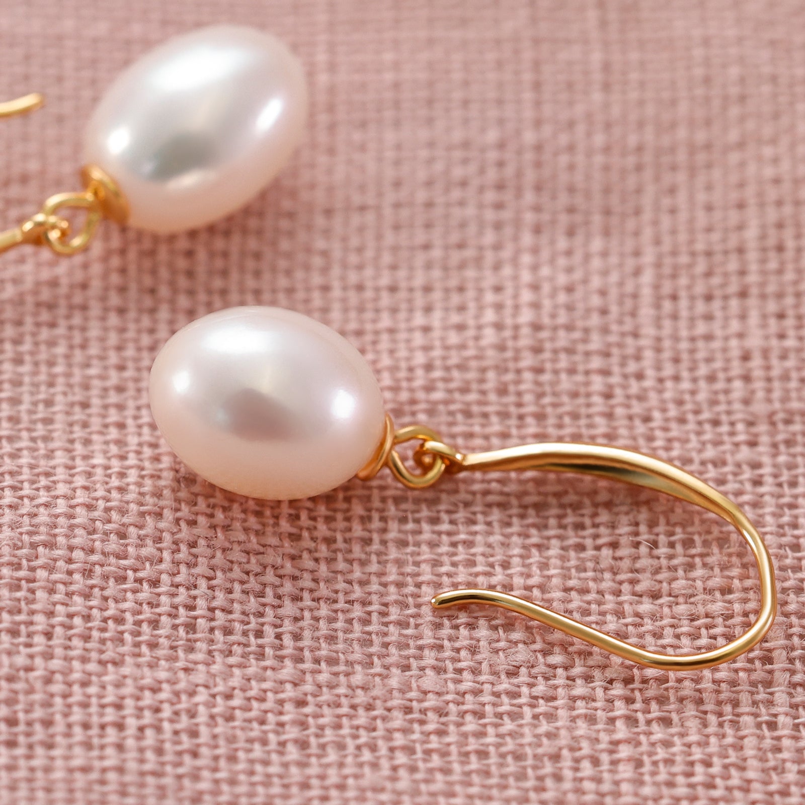 Elegant hoop earrings - 925 sterling silver