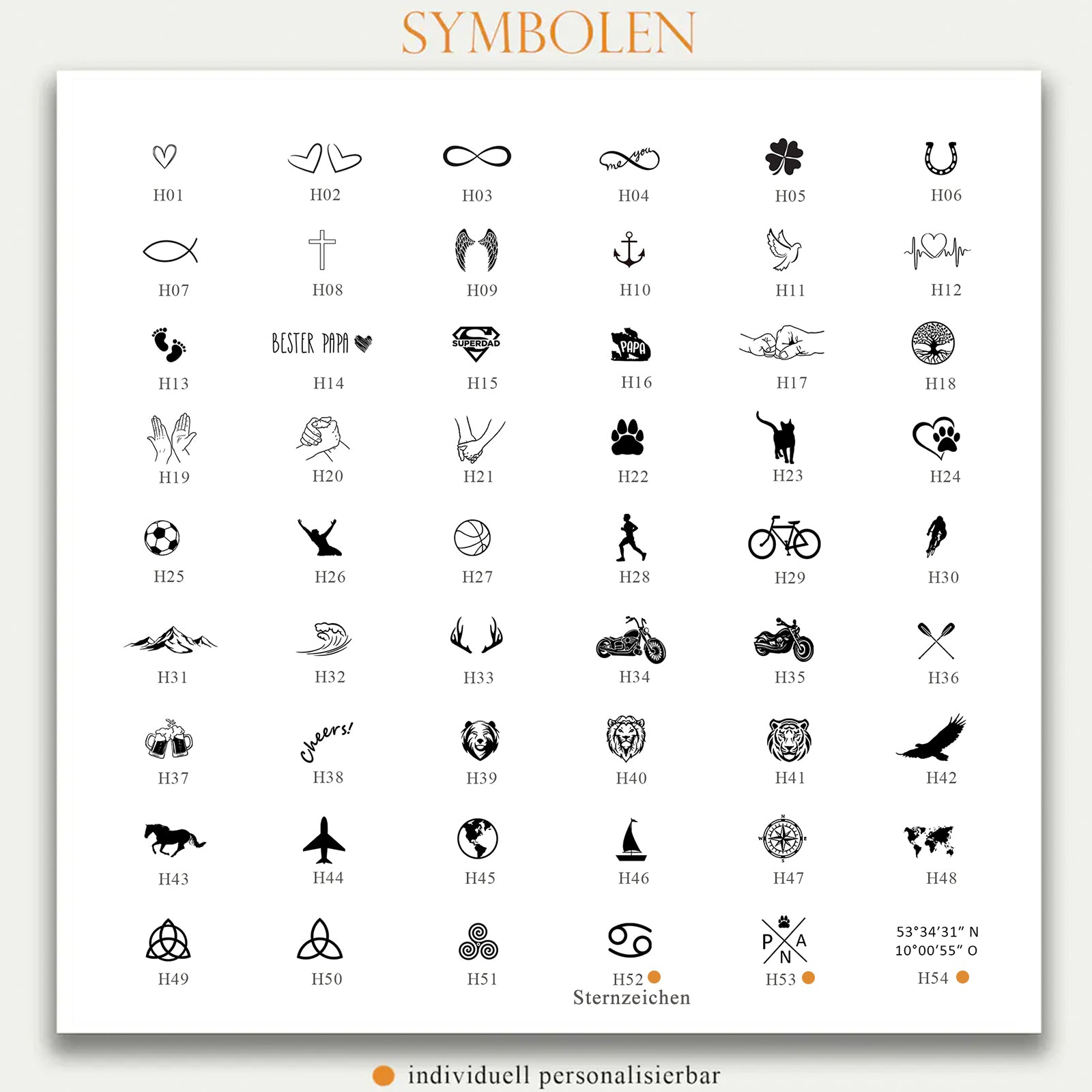 Herren Segeltaukette mit personalisierbarem Anhänger