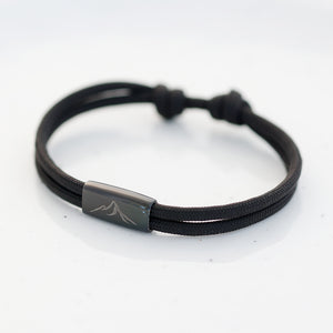 Personalisiertes Segeltau Armband - Unisex Armband - Vegan Armband - Surferarmband - Partnerarmband- Armband mit Gravur - Edelstahl A191