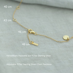 925er Personalisierte Ketten · Brautjungfern Kette· Kette mit Gravur · Familienkette · Namenskette · Geschenk für Frau, GK003