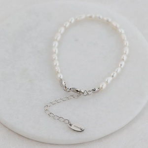 Mini Süßwasserperlen Armband - Perlenarmband - Zuchtperlen - 925er Sterling Silber - Gold - Silber - Roségold - Minimalistisch - A192